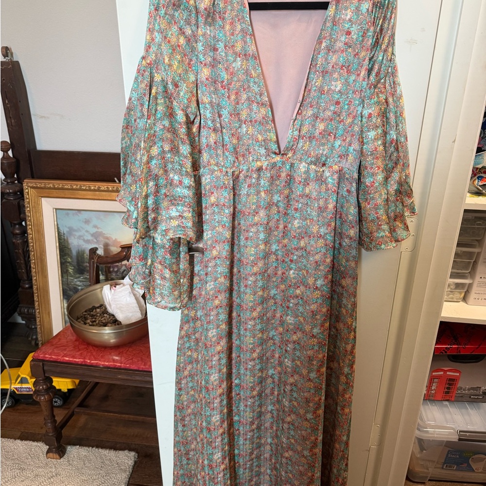 Buddy Love Multicolor Floral Long Sleeve Dress